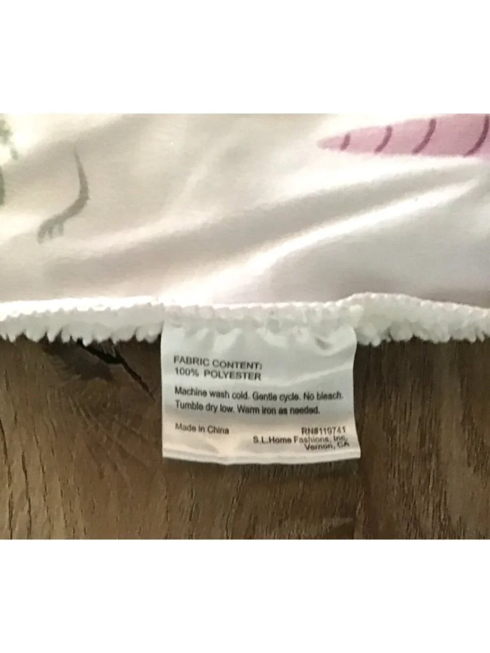 UNICORN BABY GIRL WARM SHERPA WHITE BLANKET